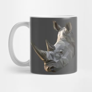 Geometrical Rhino Head Mug